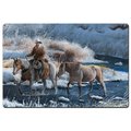 Hd Deco 24 x 36 in. Cowboy Heading Home Satin Metal Sign HD1130104